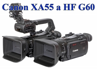 Videokamery Canon 2019: XA55 a HF G60: srovnání Videokamery Canon 2019: XA55 a HF G60: srovnání