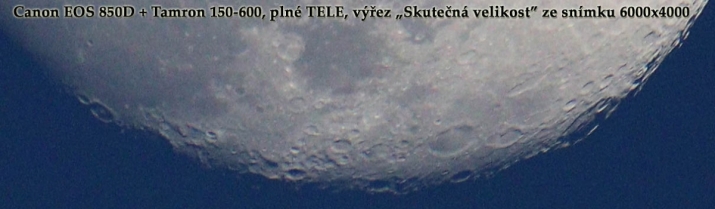 Canon 850D a Tamron 150-600: výřez z plné nálože...