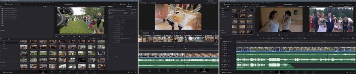 Pracovní prostředí editačního SW DAVINCI RESOLVE17 Pracovní prostředí editačního SW DAVINCI RESOLVE17