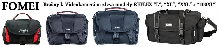 Brašny k Videokamerám od značky FOMEI: 4 velikosti 