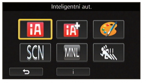 Snímací režimy HC-V750
