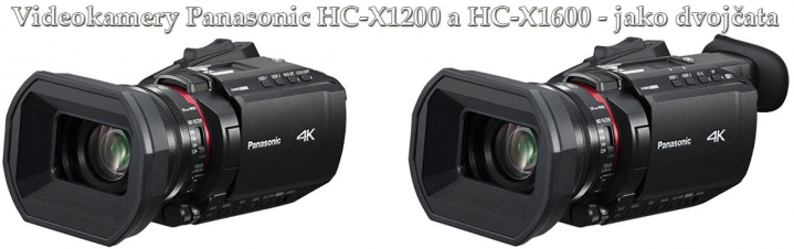 Videokamery Panasonic HC-X1200 a HC-X1600 u sebe
