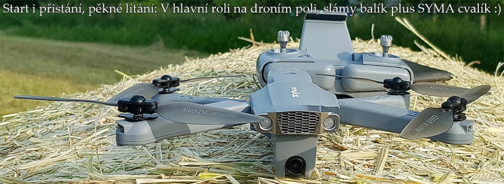 Reálná pozice stratovací základny pro X30 na balíku slámy