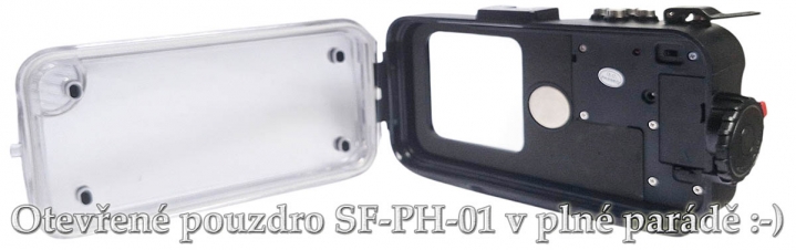 Otevřené pouzdro SEA FROGS SF-PH-01 v plné polní... Otevřené pouzdro SEA FROGS SF-PH-01 v plné polní...