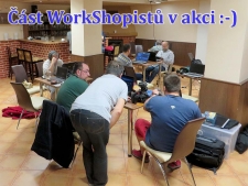 Momentka z WorkShopu v Nemojanském Mlýně...