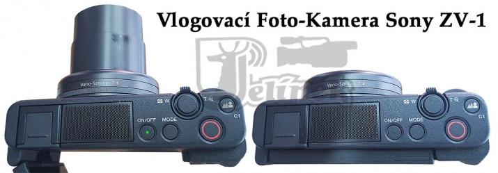 Vlogovací Foto-Kamera Sony ZV-1: 2 polohy objektivu
